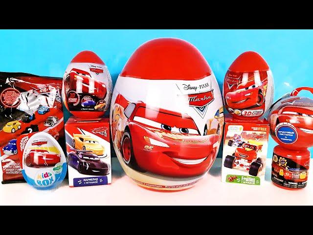 ТАЧКИ МОЛНИЯ МАККВИН Mix! МАШИНКИ сюрпризы ИГРУШКИ мультик Cars Disney! Kinder Surprise unboxing