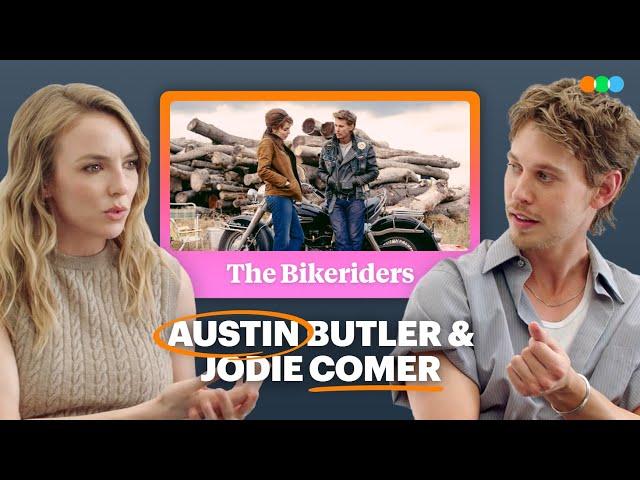 The Bikeriders: Austin Butler & Jodie Comer on Accents, Biker Movies, and Jeff Nichols' Filmography