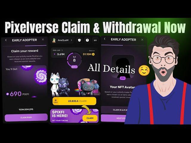 Pixelverse Claim | Pixelverse New Update | Pixelverse Update | Pixelverse | PixelTap