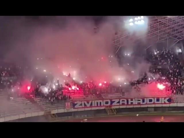 Torcida Split pyroshow