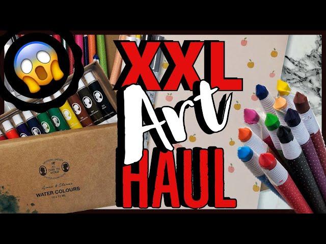 XXL ART SUPPLIES HAUL & REVIEW - Søstrene Grene | Günstige MARKER, Aquarelle und Buntstifte testen!