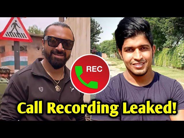  LEAKED! Ajaz Khan CALL RECORDING with Thara Bhai Joginder