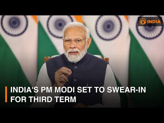 India's PM Modi set to swear-in for third term & other updates | DD India News Hour