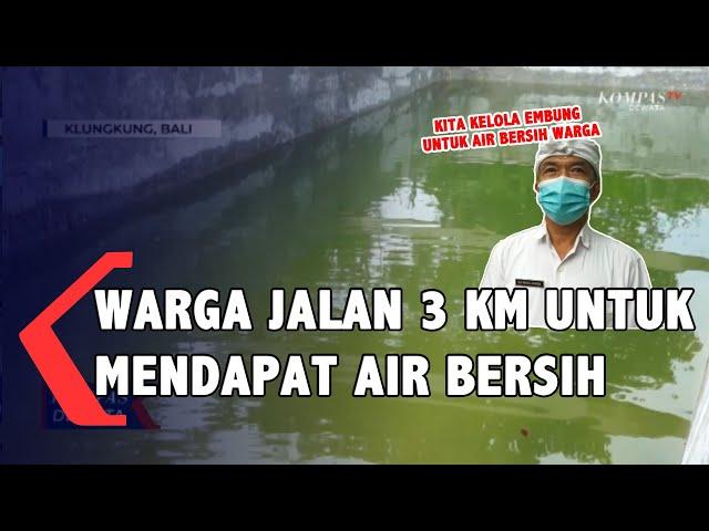 Krisis Air Sepanjang Tahun, Warga Pegunungan Dibantu Embung