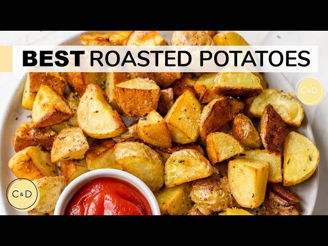 BEST ROASTED POTATOES | how to make oven roasted potatoes