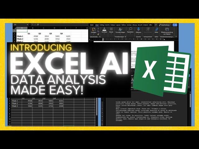 Excel AI: Data Analysis Made Easy With AI!