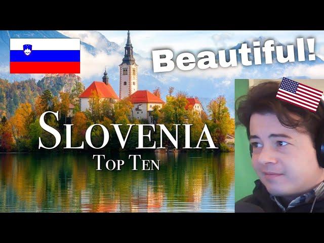 American Reacts Top 10 Places To Visit In Slovenia - Travel Guide