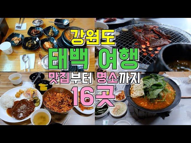 강원도 태백 맛집과 명소 16곳 한편으로 끝내기