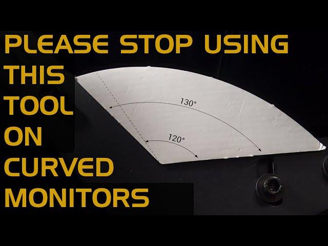 Setting Correct Angles for Curved Monitors and the Bezel Free Kit