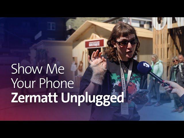 Zermatt Unplugged Besucher*innen teilen ihre Hintergrundbilder – Show Me Your Phone