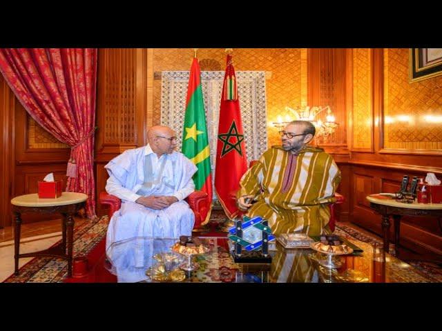 SM le Roi Mohammed VI reçoit le président mauritanien Mohamed Ould Cheikh El Ghazouani