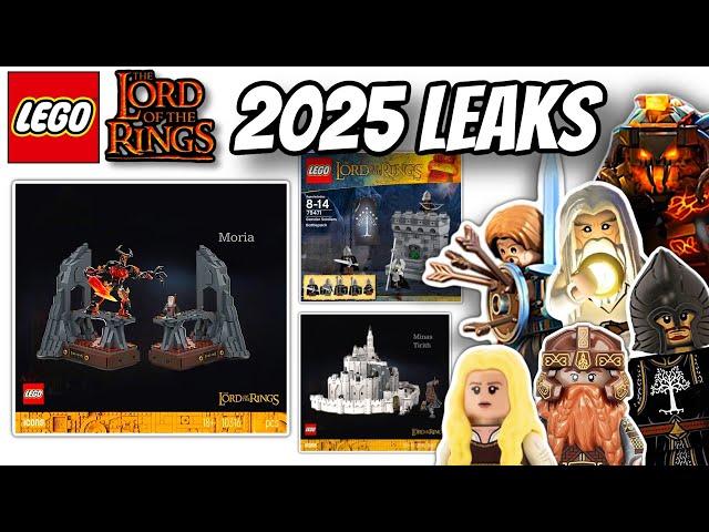 NEW LEGO Lord of the Rings 2025 Leaks - Balrog Booknook UPDATES & New Sets!