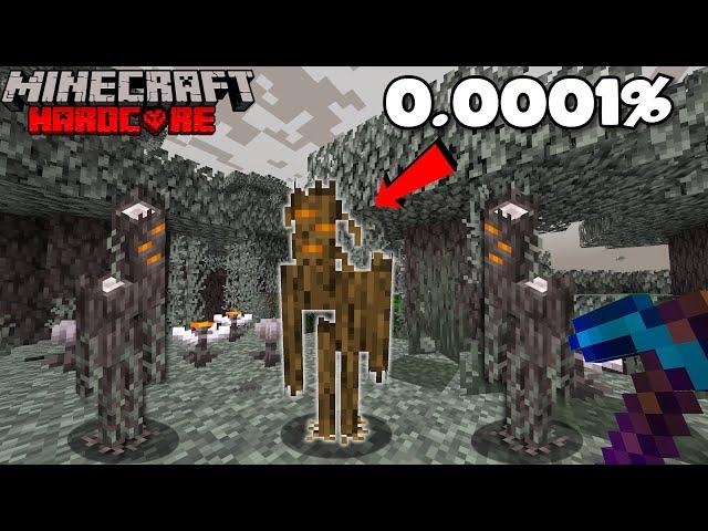 I COLLECT ALL RAREST Mobs in Hardcore Minecraft 1.21.4