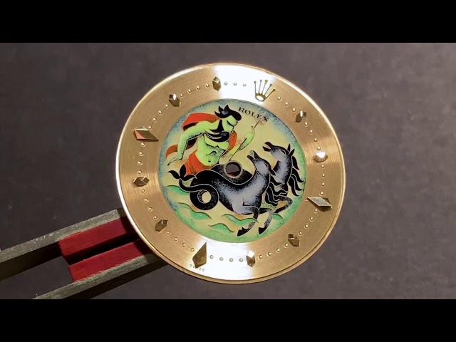 Ematelier • Custom Rolex cloisonné dial • Neptune