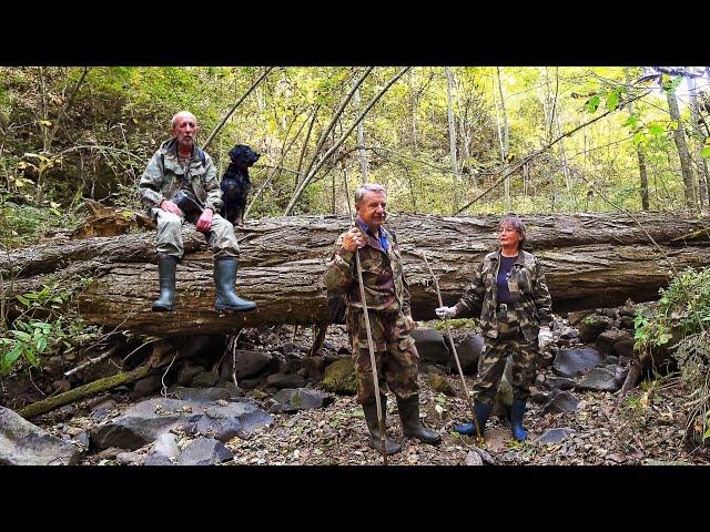 Young Pensioners Naturalists. Gorge of Weeping Souls. Taiga Primorskaya Far Eastern.