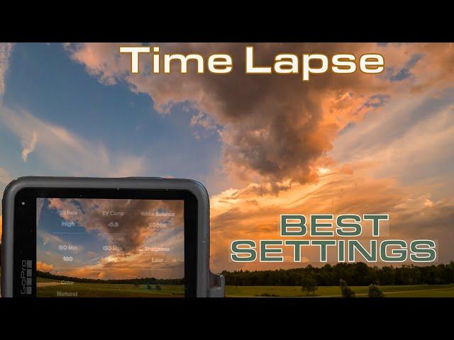 GoPro Hero 10 | The BEST SETTINGS for INCREDIBLE TIME LAPSES