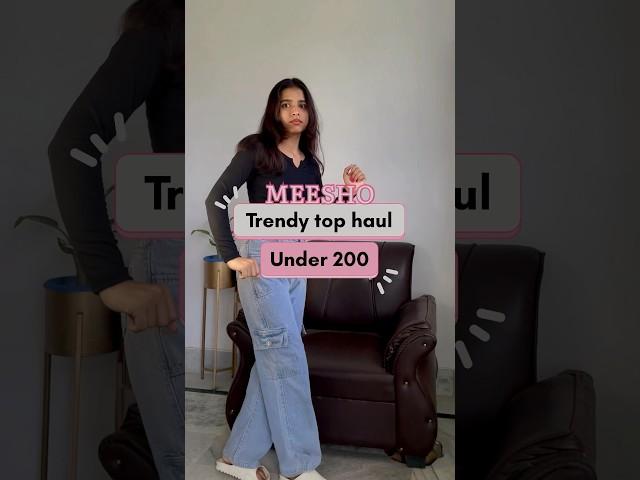 Meesho Tops Haul under 200/- #shorts #viral #meesho #youtubeshorts #meeshohaul #meeshotops #foryou