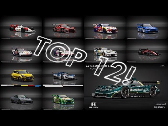 Gran Turismo 7 Top 12 Best Car Liveries/Designs/Styles