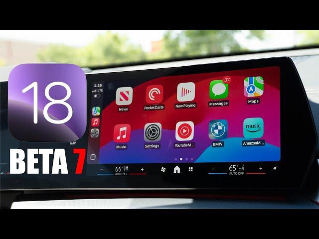 iOS 18 New Apple CarPlay Features BETA 7