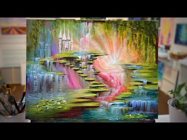 HOW I PAINT , Painting From Imagination In acrylics