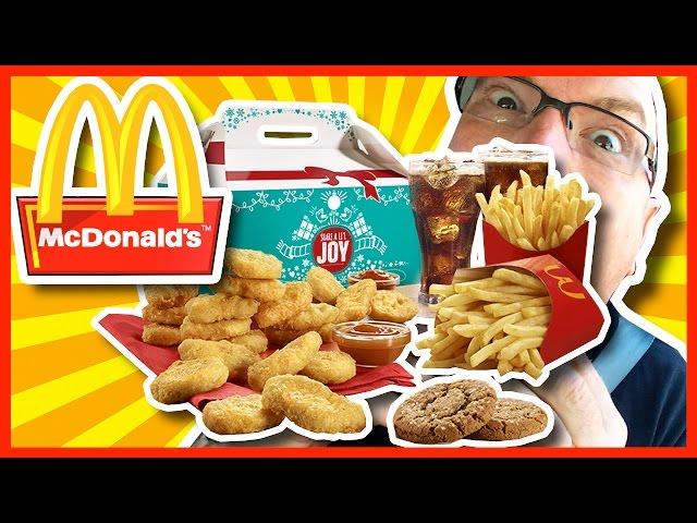 McDonald's Holiday Sharebox Challenge - 2430 CALORIES + 2480mg SODIUM