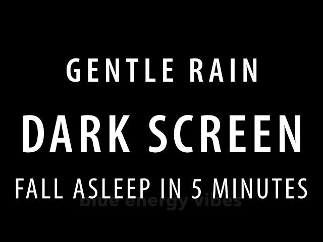 10 hours Goodbye Sadness to SLEEP with Relaxing gentle rain Sounds BLACK SCREEN