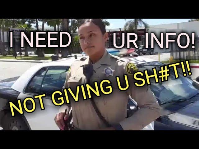 STAND UP FOR YOURSELF, FEMALE DEPUTY OWNED, 1st  AMENDMENT AUDIT