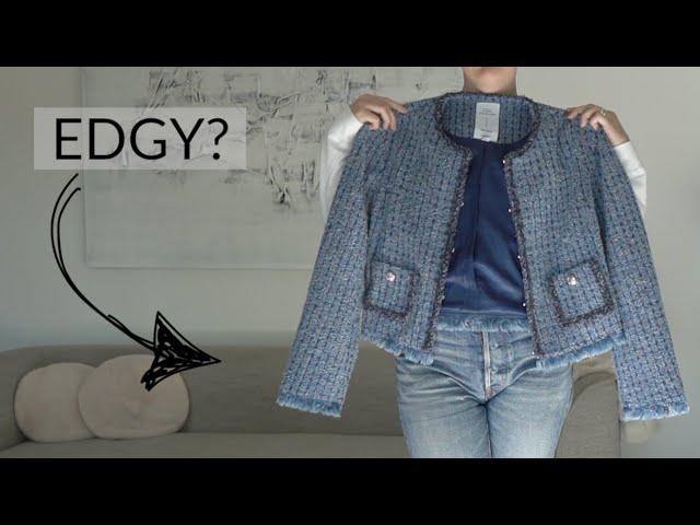 How I Make This CLASSIC Tweed Jacket EDGY