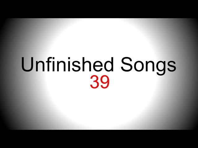 Two acoustic guitars singing backing track - Unfinished song No.39