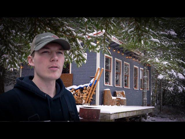 WINTER AT THE CABIN  | My Future Plans For Off The Grid Living // EP 32