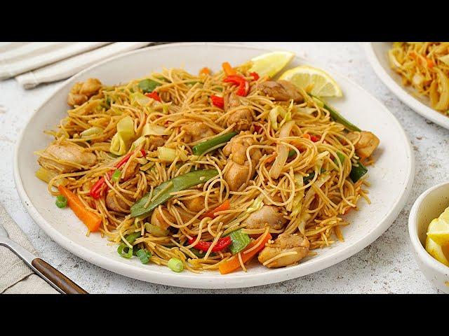 Easy and delicious Filipino "Pancit Bihon Guisado" Recipe