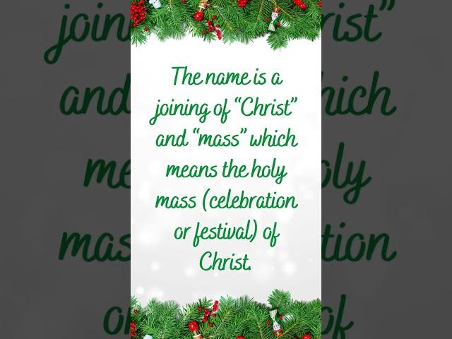 Meaning Of Christmas | Do You Know | LearnyDay | #shorts