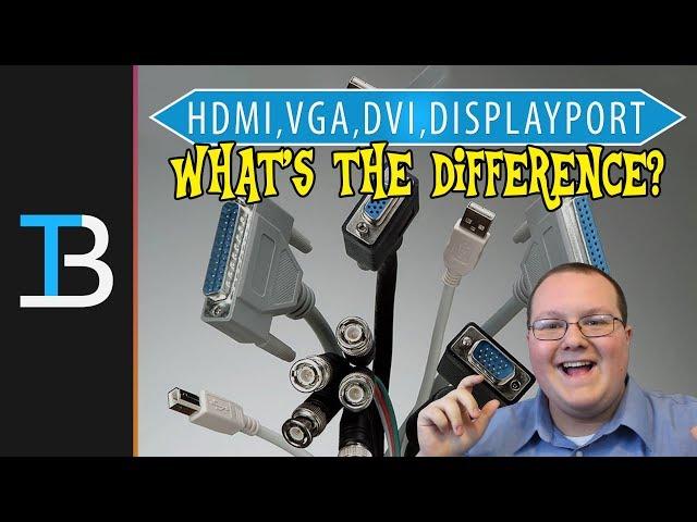 What Is The Difference Between HDMI, DisplayPort, VGA, and DVI?