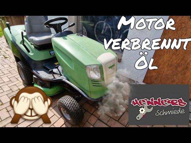 Viking Rasentraktor Briggs & Stratton Motor qualmt. Der Motor verbrennt Öl! Zylinderkopfdichtung???