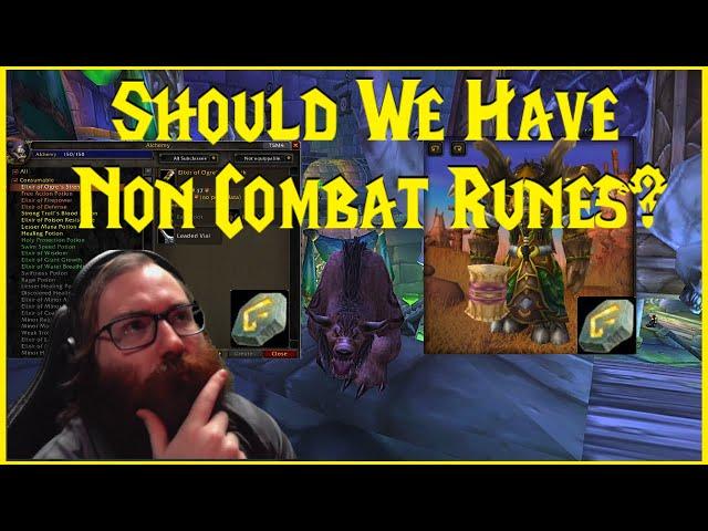 Season of Discovery: Should We Have Non Combat Runes?