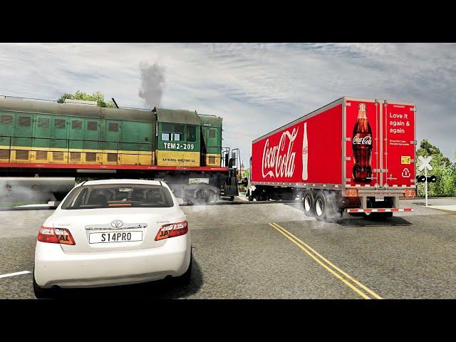 Realistic Train Crashes 3 | BeamNG.drive