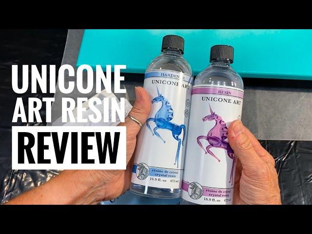 Unicone Art Resin Review - testing this brand to see how well it works for beach and creating lacing