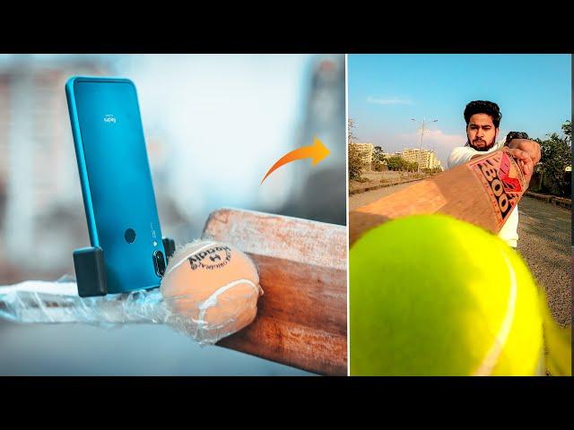 Crazy Mobile Videography Ideas With Cricket Ball  #shorts