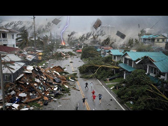 Today Mayotte, France is destroyed! Super cyclone Chido destroys homes across the island