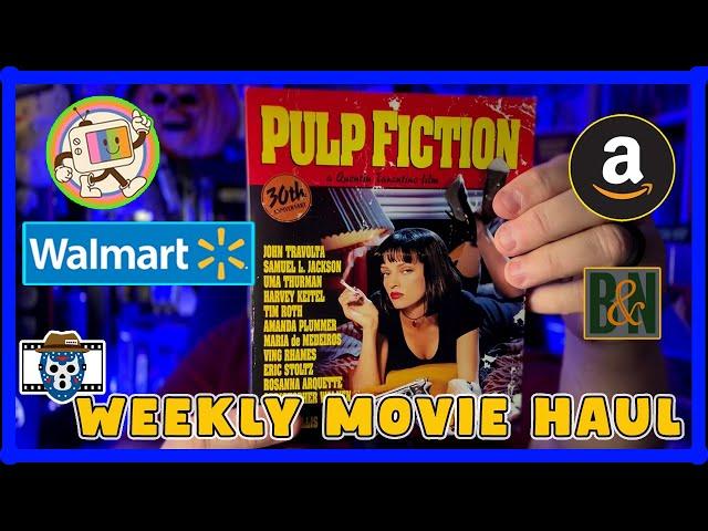 WEEKLY MOVIE HAUL - Disney+ 4K Steelbooks, Kino Blu Ray Horror, Pulp Fiction Amazon Set