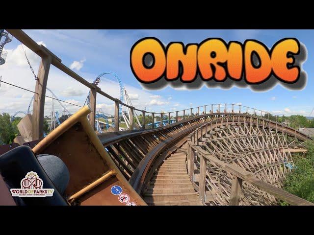 Wodan (Onride POV) Europa Park Rust – EuropaPark WODAN Holzachterbahn – 1. Reihe Roller Coaster GCI