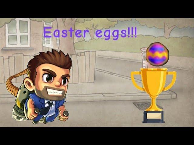 Jetpack Joyride all trophy Easter eggs