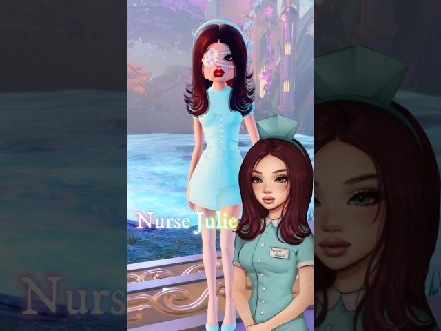 How to dress up as nurse Julie in dress to impress #dresstoimpress #roblox #dti #fyp