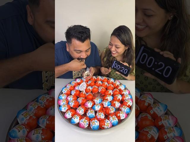 10 SECONDS KINDER JOY EATING CHALLENGE EAT & WIN CASH PRIZE #shorts #eating #foodchallenge