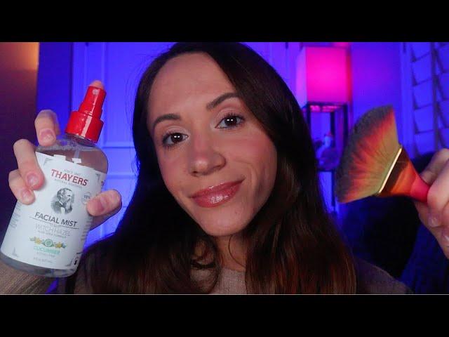 ASMR / Bestfriend Does Your Makeup & Skincare