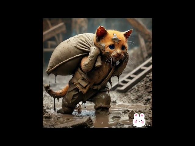 #Cat #Worker #Healing#Carry the cat#Resolute Cat#Brick cat#Power Cat#Challenge Cat