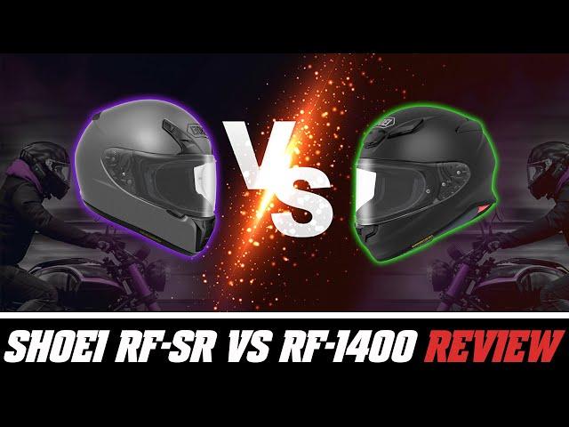 Shoei RF-SR vs RF-1400 Helmet Review at SpeedAddicts.com