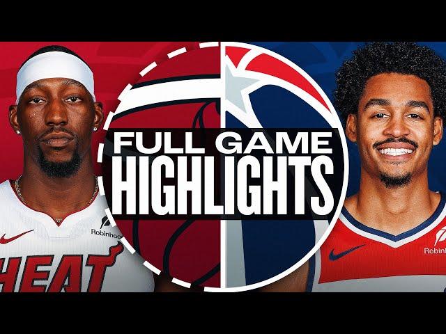 HEAT at WIZARDS | FULL GAME HIGHLIGHTS | November 2, 2024