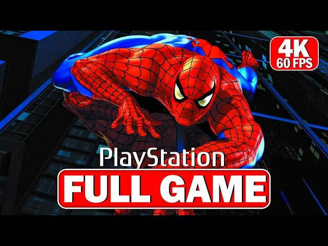 SPIDER-MAN (PS1) Gameplay Walkthrough FULL GAME | 4K 60FPS - No Commentary