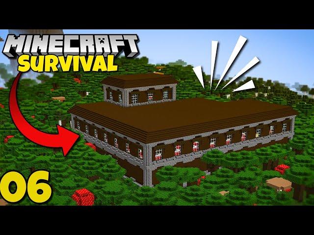 I found a Woodland Mansion in Minecraft 1.18 - Survival Let's Play #6